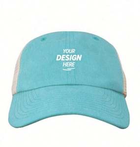 Haute qualité 5 panneaux 3D bouffée impression mousse maille camionneur chapeau casquette personnalisable broderie Logo sport casquette Hip Hop Style-pour la plage - Product Image 2