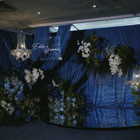 Décorations de mariage personnalisées en gros, rideaux romantiques en satin polyester, toiles de fond, plusieurs couleurs, tailles personnalisées