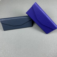Fabricant de lunettes de soleil personnalisées - Pochette pour lunettes de soleil colorées, étui à lunettes triangulaire pliable, accessoires pour lunettes