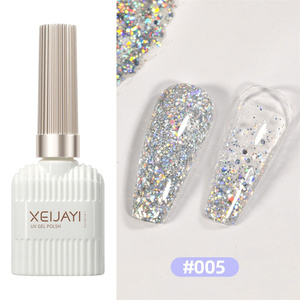 Lot de vernis à ongles nude en gros, 12 pièces, collection de vernis gel réfléchissant effet diamant, fournitures pour ongles OEM ODM - Product Image 4