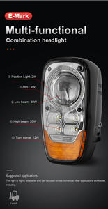 Faro LED de Alta Calidad de 92W y 2400LM para Montacargas, Ensamblaje de Faro Delantero de Alto Brillo, Utilizado para Linde - Product Image 2