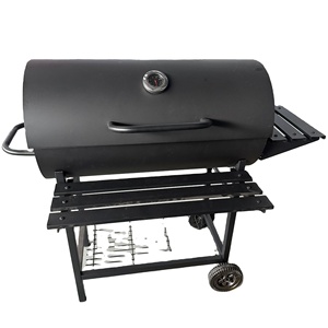 Outdoor Barbecue Oil Drum <strong>Charcoal</strong> Bbq Double Cooking Area Barrel <strong>Grill</strong> <strong>Charcoal</strong> Bbq Smoker <strong>Grill</strong> - Product Image 3
