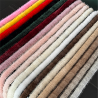 Bandes de fourrure de vison véritable