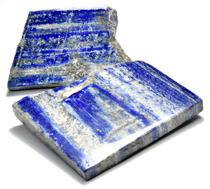 Offre Spéciale : Plaque de Lapis Lazuli Naturel Poli, Forme Libre, pour Décoration Intérieure et Ornement - Product Image 1