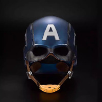 Nouveau Style 1:1 Amérique Masque Cosplay Avengers Jouet Décoration Périphérique Capitaine Américain Casque