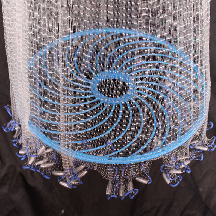 New Design Premium 10FT 0.75ib/ft Lead Olive Frisbee Cast Net ...