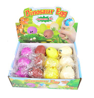 Jouet à presser œuf de dinosaure souple en TPR, jouet anti-stress amusant, balle anti-stress dinosaure, cadeau promotionnel pour fête