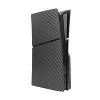 Laudtec Sjk936 coque de protection en fibre de carbone Texture autocollant d'eau coque de remplacement pour Version CD-ROM pour PS5 Slim Game