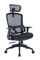 Chaise de bureau ergonomique moderne SX-W4597, hauteur réglable, design en plastique et métal