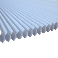 Tissu occultant cellulaire plissé en nid d'abeille électrique de 20 mm, design uni, imperméable, anti-UV, en polyester