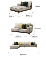 21792 3 und 2-Sitzer China Contemporary Cushion Fabric Schnitts ofa
