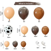 101-teiliges Themen-Geburtstags-Ballon-Girlanden-Set für Geburtstags-Hintergrunddekoration, Feiertagsraumdekoration, Ballons, Hochzeitszubehör