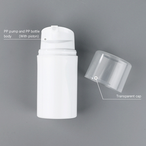 30ml 50ml 100ml 150ml 200ml Emballage vide en plastique PP sans air Bouteille cosmétique de lotion pour soins du <span class=keywords><strong>visage</strong></span> Bouteille à pompe sans air - Product Image 5