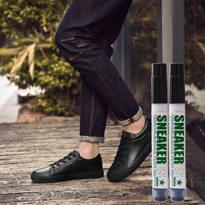 Pennarello per Sneaker <span class=keywords><strong>Bianco</strong></span> e Nero 10mm, Vernice Acrilica per Pelle, Pennarello Premium Personalizzato per Suola Intermedia di Scarpe da Ginnastica, Novità 2022 - Product Image 5