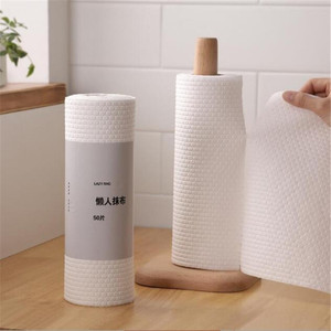 Paño de Limpieza Desechable Lazy Rag para Cocina, Rollo de 50 Piezas, Absorbente, Resistente al Aceite, Diseño Desprendible - Product Image 4