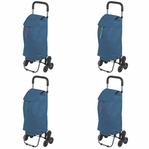Carrello della spesa a 6 ruote, 4 assi JEANS - Product Image 1