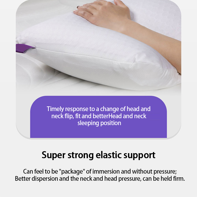 Function pillow OEM New Material TPE with memory foam comfortable neck pillow latex memory foam no pressure TPE Bed pillow