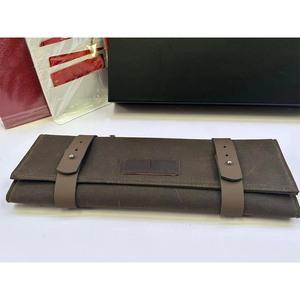 Factory Direct Luxury Brand Brown Vintage <b>Watch</b> Pouch, Travel Portable <b>Watch</b> <b>Case</b> with Custom Logo, High Quality Brand <b>Watch</b> Box - Product Image 4