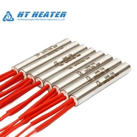 Calentador de Cartucho de Acero Inoxidable Hongtai con Certificación CE, 220V, 300W/500W, Barra Calefactora para Moldes Industriales