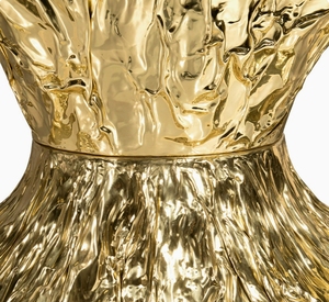 Juego de Comedor de Estilo Europeo de Lujo con Cubierta de Madera Premium y Patas de Metal Dorado para Apartamento, Banquete, Muebles para el Hogar - Product Image 3