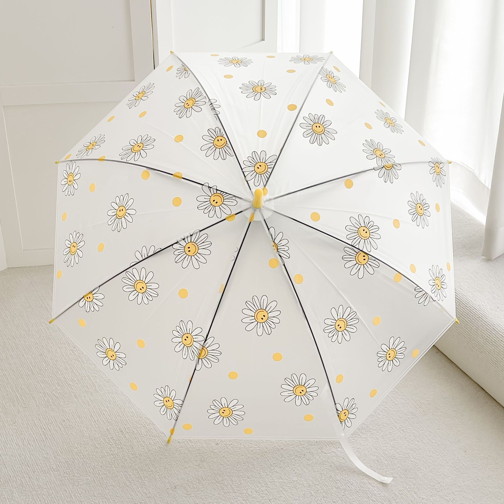 smiley daisy yellow