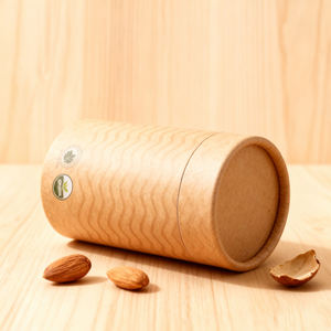 Recipiente cilíndrico Sellado seguro para alimentos a precio de fábrica para <span class=keywords><strong>almendras</strong></span> <span class=keywords><strong>tostadas</strong></span>, tamaño e impresión personalizados - Product Image 4