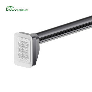 YIJIALE Fabricante, Barras Telescópicas para Cortinas de <span class=keywords><strong>Armario</strong></span>, de 1-2.2m, 32mm, con Recubrimiento Negro, Sin Taladro, Instalación Rápida con un Clic, en Caja Pequeña - Product Image 1