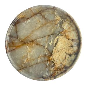 यडस्टोन लक्जरी ब्राज़ीलियन पेटागोनिया ग्रेनाइट गोल पत्थर ट्रे घर सजावटी पॉलिश सतह प्लेट आधुनिक डिजाइन शैली के साथ - Product Image 1