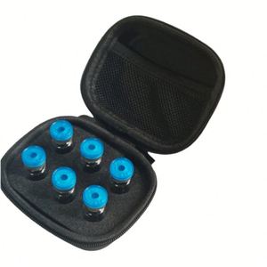 Étui de voyage portable pour flacons de peptides et d'insuline de 2 ml et 3 ml avec 6 compartiments en EVA et fermeture éclair - Product Image 2