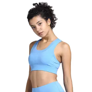 Wholesale back cross fitness clothing custom women blank yoga sports bra