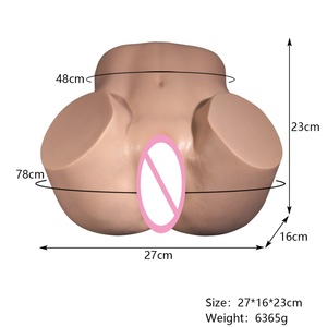 Muñeca de Silicona con Glúteos Grandes, Masturbador Masculino, Juguetes Sexuales Realistas, Masajeador de Pene, Vagina y Ano Realistas - Product Image 2
