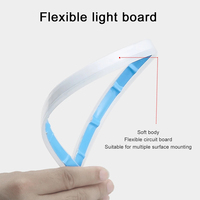 Bande lumineuse à LED bicolore pour voitures 6000K phares laser de jour avertissement d'urgence lampe à double couleur nouvel état