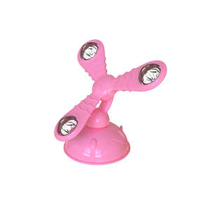 Großhandel Modernes Interaktives Haustier-Spielzeug Multifunktionales Spinner-Windrad mit Saugnapf Umweltfreundlich Blinkend Kauend - Product Image 3