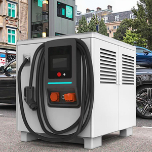 Station de recharge rapide mobile DC pour véhicules électriques 60 kW, stockage de batterie LiFePO4 65 kWh, refroidissement portable, Chademo CCS, écran 7 pouces - Product Image 4