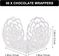 Vasos de caramelo multicolores, envoltorios de papel para Chocolate, Mini tazas para hornear, envoltorios de trufas, revestimientos, tazas de trufa para Chocolate, caramelo, azúcar