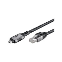 Câble USB C vers RJ45 de 1,5 pied, câble Ethernet Gigabit précis