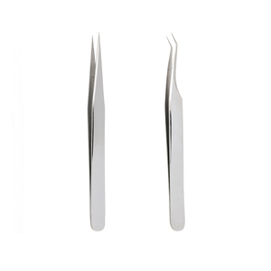 Pinzas para pestañas nuevas, de acero inoxidable, probadas a mano, para extensión de pestañas, suministro directo de fábrica - Product Image 1