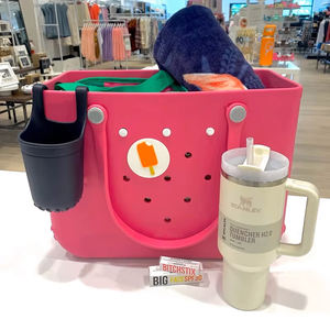 夏季设计师品牌奢华包包批发品牌女包优质定制logo女式EVA沙滩包 - Product Image 2