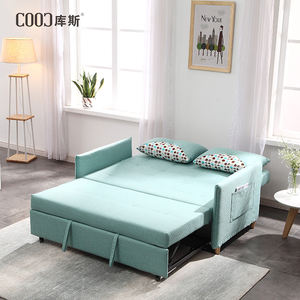 Sofá cama tapizado con marco <span class=keywords><strong>de</strong></span> metal, mueble nórdico moderno para el hogar, hotel y sala <span class=keywords><strong>de</strong></span> estar, 6065, barato, promoción - Product Image 6
