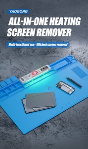 Tapis chauffant magnétique en silicone multifonction 918 Ultra XL pour séparation d'écran LCD, outil de réparation de téléphone pour iPhone, iPad, tablette - Product Image 6