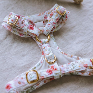 Sunraymascota パーソナライズ ラグジュアリー デザイン カスタム 快適 プレミアム 調節可能 ペット ハーネス メーカー 犬用 ハーネス セット - Product Image 4