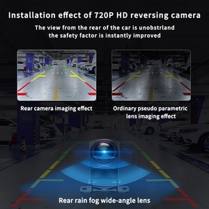 Caméra de voiture avant/côté/arrière, caméra de recul HD vision nocturne 1080p/480p AHD, objectif fisheye réglable à 170 degrés - Product Image 4