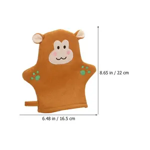 1 pièce Gant de bain exfoliant pour le corps, éliminateur de peaux mortes, brosse de douche, serviette de massage facial et de nettoyage en profondeur, accessoire de bain - Product Image 5