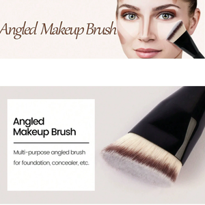 Chuyên nghiệp trang điểm bàn chải phẳng đầu Foundation Brush Angled Angled mỹ phẩm bàn chải make up công cụ - Product Image 5