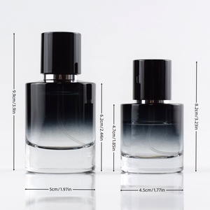 In magazzino vendita calda Logo personalizzato di lusso rotondo a crimpare Spray 30ml 100ml Parfum Flasche 50ml bottiglie di vetro per la confezione di profumo - Product Image 2