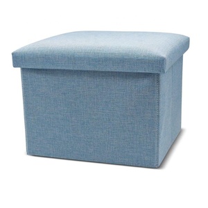 <strong>Storage</strong> Ottoman Cube Folding Ottomans with <strong>Storage</strong> Foot Rest <strong>Stool</strong> <strong>Seat</strong> - Product Image 3