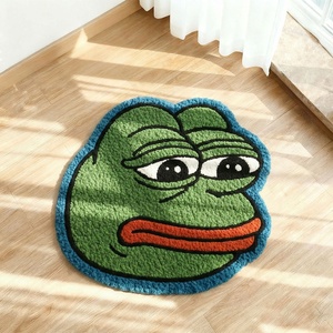 Ape Head <strong>Rug</strong> <strong>Hypebeast</strong> Logo Shape Carpet Dark Grey Aesthetic Soft Area <strong>Rug</strong> for Modern Home Decoration - Product Image 3