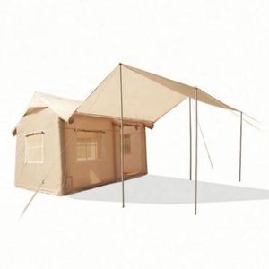 Outdoor Camping <b>Inflatable</b> Tent 6 Persons Customized Luxury 1500-2000mm Waterproof Fiberglass Poles Four-Season Quick Automatic - Product Image 5