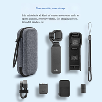 Étui de protection rigide pour Pocket 3 & OSMO Pocket 3, fermeture à glissière, matériau en nylon, portable, résistant à l'eau