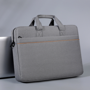 Gray Laptop Backpack Business Briefcase Shoulder <b>Bag</b> Large Capacity Zipper Closure for Office Travel School - Product Image 1